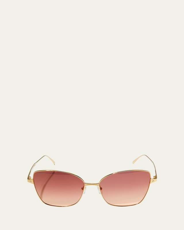Metal Cat-Eye Sunglasses